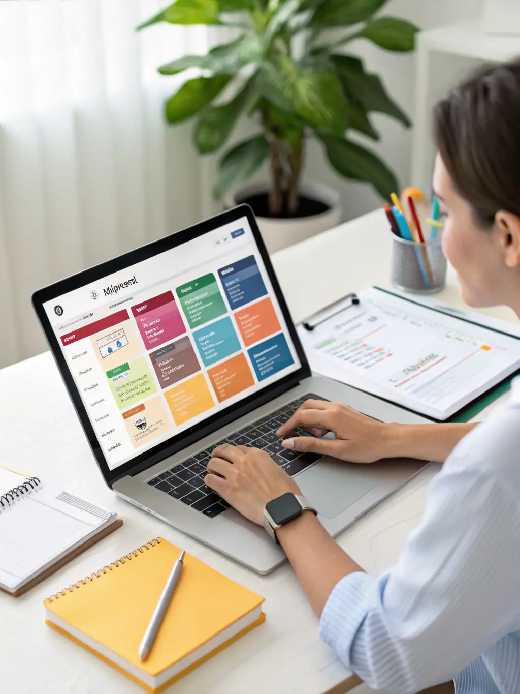A screenshot of Asana's interface, highlighting its features for project planning and task assignment in a South African business setting.